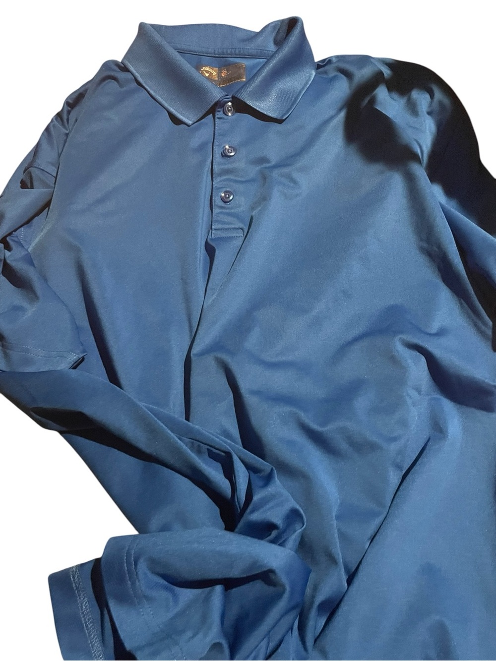 Callaway XXL Men's Blue Polo Shirt – Classic Short-Sleeve Performance - Picture 2 of 2